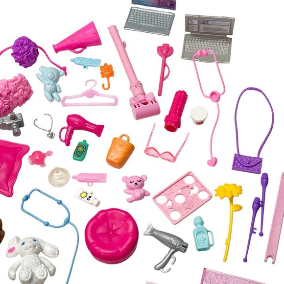 Lot Of 90 Barbie Doll Accessories Mixed Assortment - Picture 3 of 5
